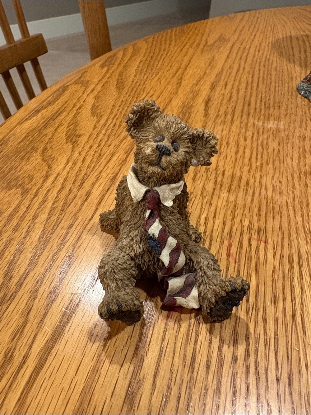 Boyds Bearstone Collection figurine titled "Mr. Windsor...All Tied Up